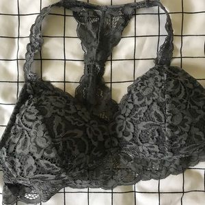 Target Lace Grey Padded Bralette Women’s Size S